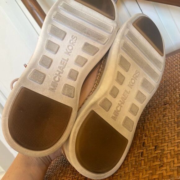 Michael Michael Kors pink finch canvas sneakers size 7.5 - Picture 8 of 12